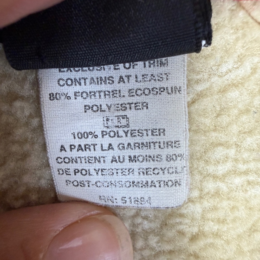Patagonia Synchilla Snap-T Pullover Mens Small Tan Fleece Olive Green Trim 12536 - Picture 12 of 15